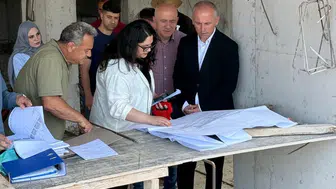Bayburt inşaatlarında güvenlik denetimi mesaisi