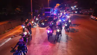 Bursa sokaklarında bin polisli geniş güvenlik taraması