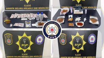 Elazığ polisi zehir tacirlerine ağır darbe vurdu