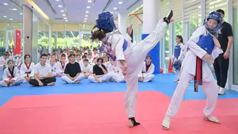 Esenyurtlu minik sporcular yıl sonu gösterisinde sahneye çıktı