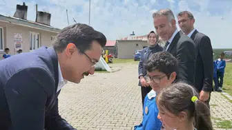 Kars Akyaka'da çocuklar geleneksel oyunlarla buluştu