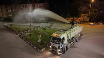 Karabük parkları şebeke suyuna dokunmadan kuyu suyuyla canlanıyor