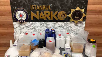 Bayrampaşa'daki evden 30 kilo metamfetamin çıktı