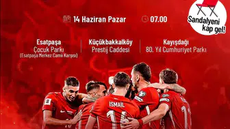 A Milli Takım’ın Dünya Kupası sınavı Ataşehir’de dev ekranda