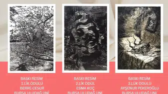 Bursa Uludağ Üniversitesi öğrencileri resim yarışmasına damga vurdu