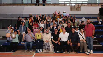 Erciyes Üniversitesi’nde spor kazananları kupalarını aldı