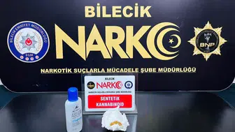 Bilecik’te narkotik baskını Bir kişi gözaltına alındı