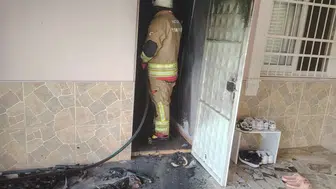 Arsuz’da bir evin deposunda yangın paniği yaşandı