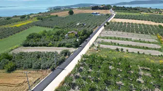 Karacabey’in leylek köyüne yeni asfalt yolu yapılıyor