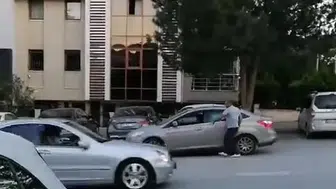 Denizli’de dehşet anları kamerada