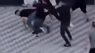 İnegöl sokaklarında okey ıstakalı kavga