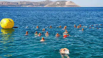 Meis ile Kaş arasında dostluk için kulaç attılar
