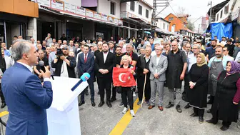 Zorkun Yaylası yolunda koç kesimine başkan engeli