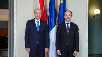 Numan Kurtulmuş Finlandiya'da diplomatik temaslarda bulundu