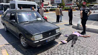 Aydın'da yaya geçidinde kaza Bir kadın yaralandı