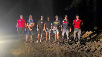 Antalya’da ormanda kaybolan dört genç kurtarıldı