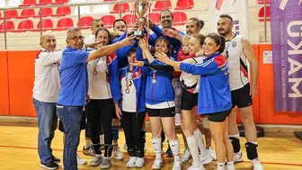 Muğla ekibi üniversiteler arası voleybol turnuvasında gümüş madalya kazandı