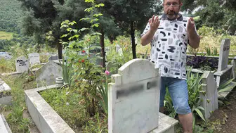 Samsun'da ev sahibi kiracısını ölü babasına şikayet etti