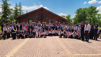 Konya’da 130 genç izci doğa kampında buluştu
