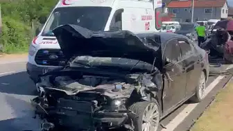 Düzce yolunda feci kaza Milletvekili Öztürk yaralandı