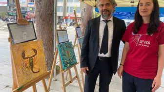 Manisalılar akrepleri sanatla yeniden keşfediyor