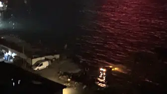 Sarıyer’de otomobil denize uçtu Manzarayı izleyerek ihbar etti