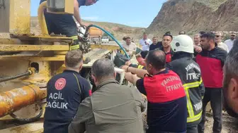 Kırıkkale'de iş kazası 15 metreden düşen kepçenin operatörü ağır yaralandı
