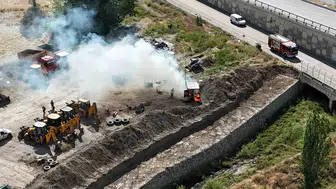 Ankara Akyurt’ta konteyner patlaması korku dolu anlar yaşattı