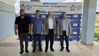 Nazilli Ticaret Odası Buharkentli üyelerin nabzını tuttu