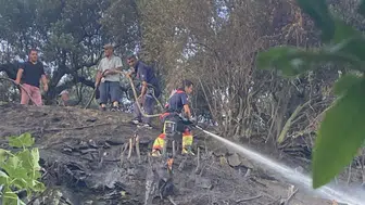 Marmara'da orman yangını korkusu ekiplerin hızlı müdahalesiyle bitti