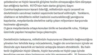 Dışişleri Bakanı Fidan'dan FETÖ ile mücadelede kararlılık mesajı