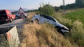 Malatya'da trafik kazası sonucu üç kişi hastanelik oldu