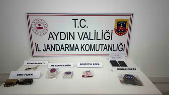 Sultanhisar jandarmasından uyuşturucu operasyonu