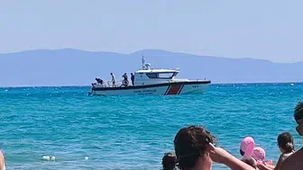 Keşan'da akıntıya kapılan tatilciyi Sahil Güvenlik kurtardı