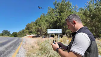 Muğla’da ormanları korumak için gökyüzünden takip dönemi