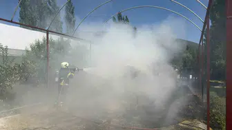 Bucak’ta bir kışlık emek kül oldu