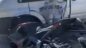 Eskişehir’de trafik kazası Motosiklet dolmuşa çarptı