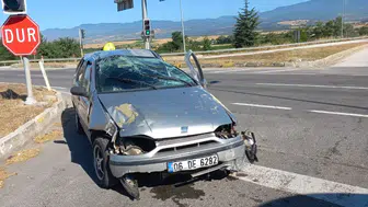 Bolu Çaydurt mevkiinde trafik kazası 5 kişi yaralandı