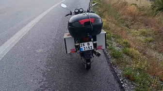 Söğüt yolunda motosiklet kazası bir kişiyi hastanelik etti