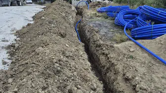 Düzce Yakabaşı köyünde su hattı yenileniyor