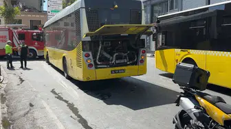 Ortaköyde İETT otobüsünde duman paniği