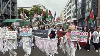 Sokaklar Filistin için yankılandı: İsrail'in saldırılarına dev protesto