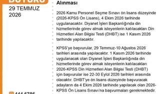 KPSS Ön Lisans sınavı için başvuru süreci başladı