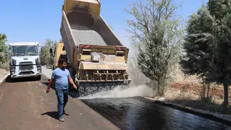 Viranşehir'in beş köyünü birbirine bağlayan yollar yenilendi