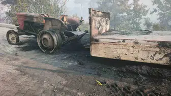 Seydikemer yangınında alevler söndü geriye küle dönen orman kaldı