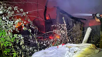 İnegöl'de baraka yangını Bir kişi hayatını kaybetti