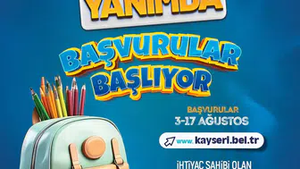 Kayseri'de öğrencilere 5 bin TL eğitim desteği verilecek