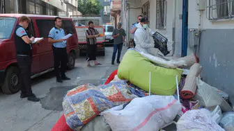 Yıldırım'da altı ay sonra aynı evden beş ton çöp çıktı