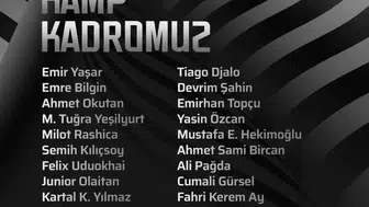 Beşiktaş Slovakya kampına giden oyuncu listesini yayınladı