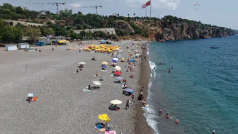 Antalya kavurucu sıcaklardan sonra nefes aldı